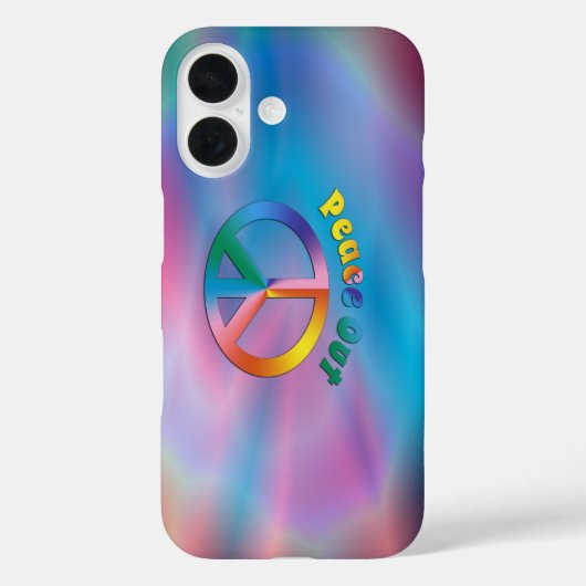 Vrede uit! Case-Mate iPhone case (Achterkant)