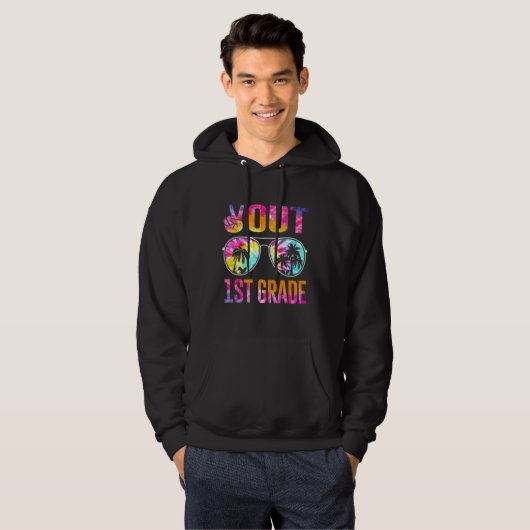 Vrede uit de 1e graads-donkerkleurstof Afstuderen  Hoodie (Voorkant volledig)