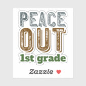 Vrede uit de 1e klas sticker (Vel)