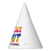 Vrede uit de basisschool laatste dag das Dye Feesthoedjes (Rechts)