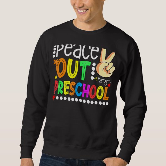 Vrede uit de kleuterschool, laatste dag van school trui (Voorkant)