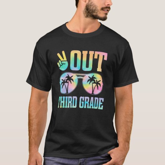 Vrede uit derde klas laatste dag van school afstud t-shirt (Voorkant)