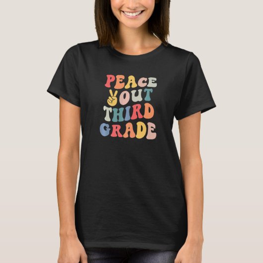 Vrede uit derde klas retro 3e klas TEAC T-shirt (Voorkant)