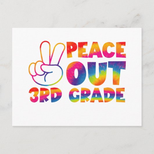 Vrede uit derdegraads stropdas verf laatste dag 3e briefkaart (Voorkant)