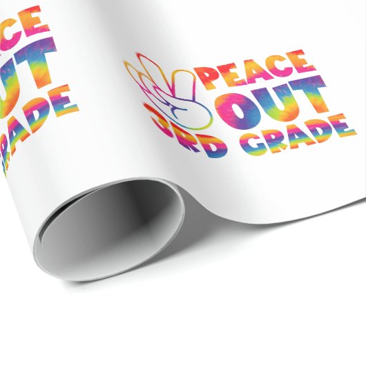 Vrede uit derdegraads stropdas verf laatste dag 3e cadeaupapier (Rol Hoek)