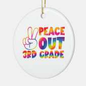 Vrede uit derdegraads stropdas verf laatste dag 3e keramisch ornament (Links)