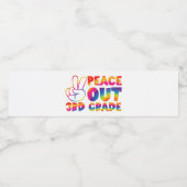 Vrede uit derdegraads stropdas verf laatste dag 3e waterfles etiket (Enkel label)