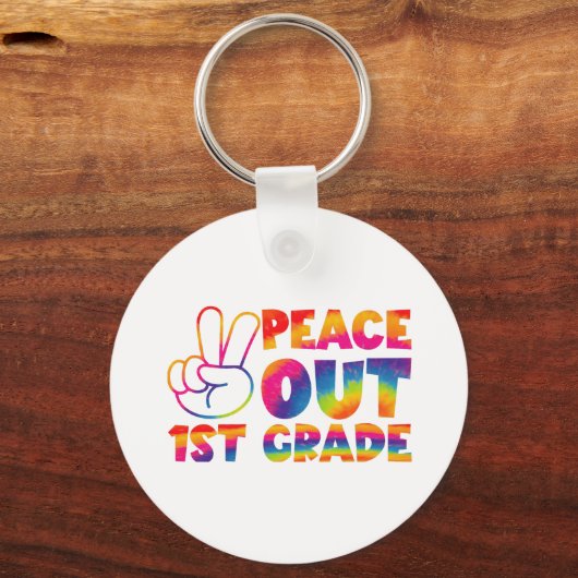 Vrede uit eerste klas das verf laatste dag 1e klas sleutelhanger (Voorkant)