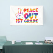 Vrede uit eerste klas das verf laatste dag 1e klas spandoek (Beurs)