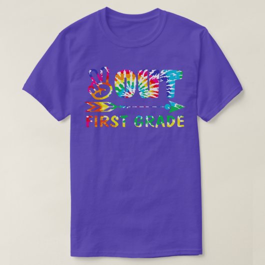 Vrede uit eerste klas stropdas kleurstof ontwerp b t-shirt (Design voorkant)
