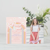 Vrede uit enkele cijfers 10e verjaardag foto kaart (Staand voorkant)