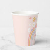 Vrede uit Enkele cijfers 10e verjaardag Papieren Bekers (Rechts)