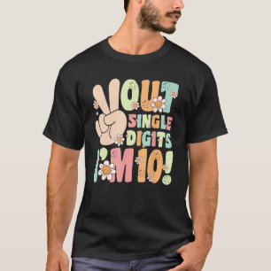 Vrede uit enkele cijfers I m 10 verjaardagsfeestje T-shirt