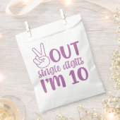 Vrede uit enkele cijfers Ik ben 10! Bedankzakje (Geknipt)