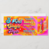 Vrede uit enkele cijfers Ik ben 10 ticket Kaart (Voorkant)