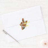 Vrede uit: Hakuna Matata Vibes Sign Ster Sticker (Envelop)