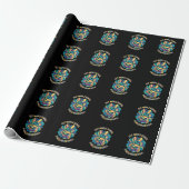 Vrede Uit Middel Hallo Hoge School Tie Dye  Cadeaupapier (Uitgerold)