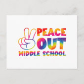 Vrede uit middelbare school das dye laatste dag va briefkaart (Voorkant)