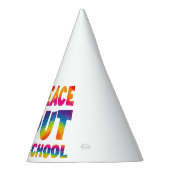 Vrede uit middelbare school das dye laatste dag va feesthoedjes (Rechts)