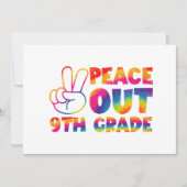 Vrede uit negende graad stropdas verf laatste dag  kaart (Voorkant)