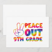 Vrede uit negende graad stropdas verf laatste dag  kaart (Voorkant / Achterkant)