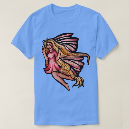 Vrede uit onbeschoft vreedzaam t-shirt (Design voorkant)