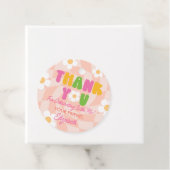 Vrede uit Single Cijfers Meisjes 10e Verjaardagsfe Bedankjes Labels (In situ)