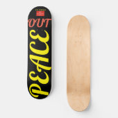VREDE UIT Skateboard (Voorkant)