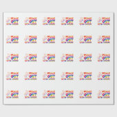 Vrede Uit Tiende Grade Tie Dye Laatste Dag 10e Gra Cadeaupapier (Vlak)