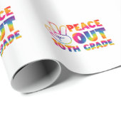 Vrede Uit Tiende Grade Tie Dye Laatste Dag 10e Gra Cadeaupapier (Rol Hoek)