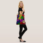 Vrede uit tote bag (Op model)