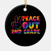 vrede uit tweedegraads stropdas verf laatste dag 2 keramisch ornament (Voorkant)