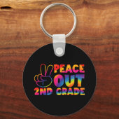 vrede uit tweedegraads stropdas verf laatste dag 2 sleutelhanger (Voorkant)