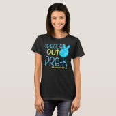 Vrede uit voor het einde van het schooljaar leraar t-shirt (Voorkant volledig)