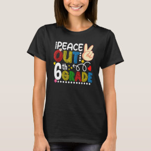 Vrede uit vorige dag van de zesde klas van de lera t-shirt