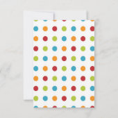 Vrede uit zomer Terug naar schoolfeest Kaart (Achterkant)