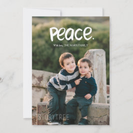 Vrede | Vakantie Fotokaart Feestdagenkaart