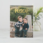 Vrede | Vakantieknopkaart Feestdagenkaart (Staand voorkant)