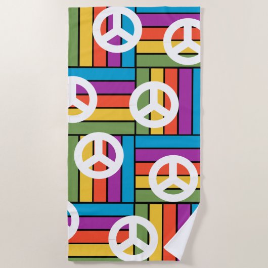 Vrede van 1970 strandlaken (Voorkant)