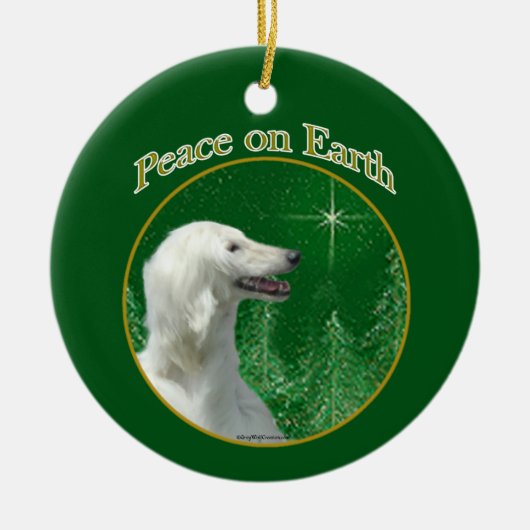 Vrede van Afghanistan Keramisch Ornament (Voorkant)