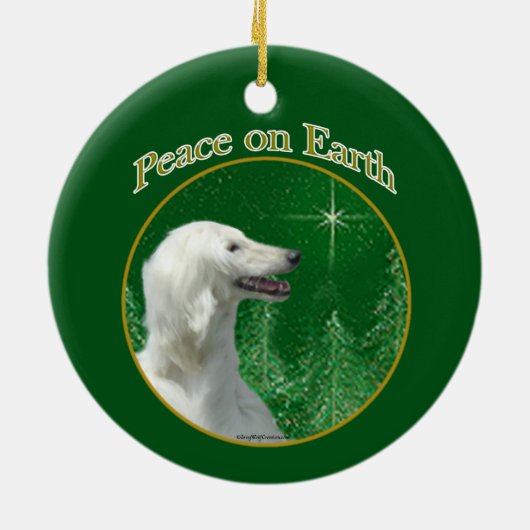 Vrede van Afghanistan Keramisch Ornament (Achterkant)