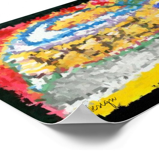 Vrede..van afstand poster (Hoek)