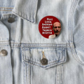 Vrede van Amerikanen tegen McCotter Ronde Button 5,7 Cm (In situ)