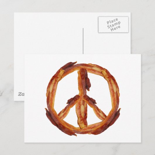 Vrede van Bacon Briefkaart (Voorkant / Achterkant)