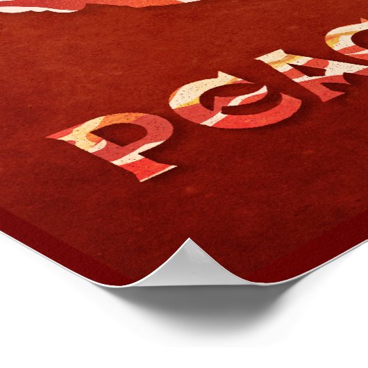 Vrede van Bacon Poster (Hoek)