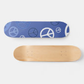 Vrede van blauw persoonlijk skateboard (Horizontaal)