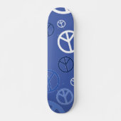 Vrede van blauw persoonlijk skateboard (Voorkant)