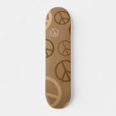 Vrede van bruin persoonlijk skateboard (Voorkant)