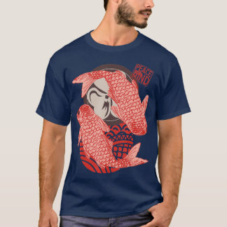 Vrede van de gedenktherapist Ying Yang Gift Koi Fi T-shirt