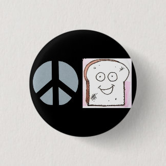 Vrede van de Toast-Button Ronde Button 3,2 Cm